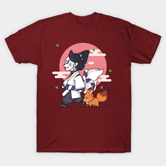 Kawaii Japanese Art T-Shirt by DDP Design Studio